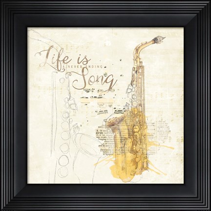 Framed Musical Gift II Print