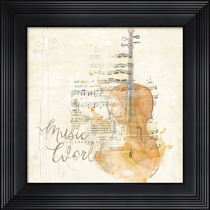 Framed Musical Gift I Print