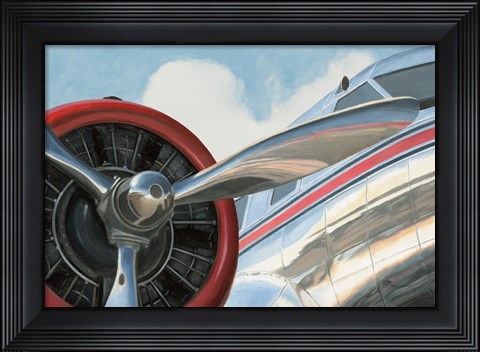 Framed Travel by Air I v2 No Words Print