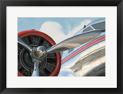 Framed Travel by Air I v2 No Words Print