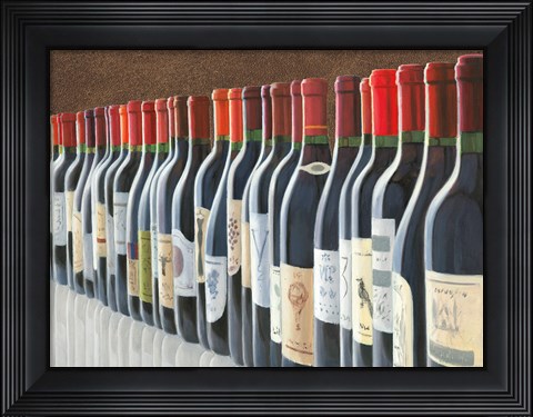 Framed Splendid Reds Print