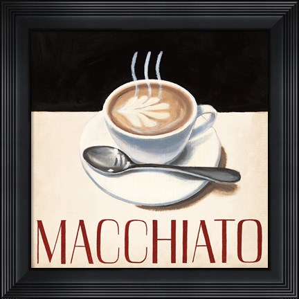 Framed Cafe Moderne VI Print