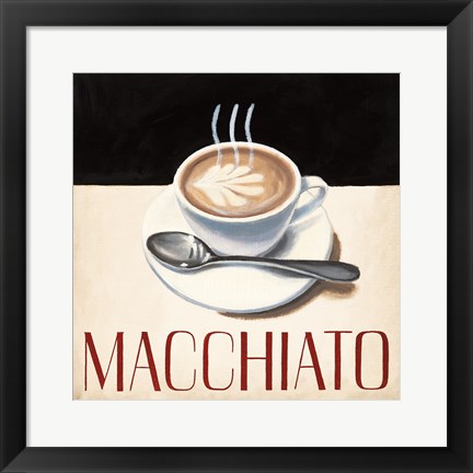 Framed Cafe Moderne VI Print