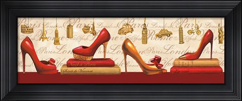 Framed Holiday Sparkle V Print