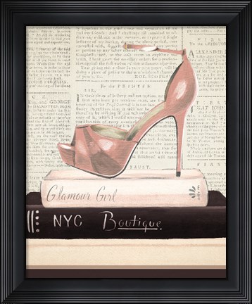 Framed Fashion Magazine IV Print