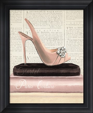 Framed Fashion Magazine III Print