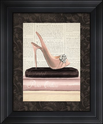 Framed Fashion Magazine III Border Print