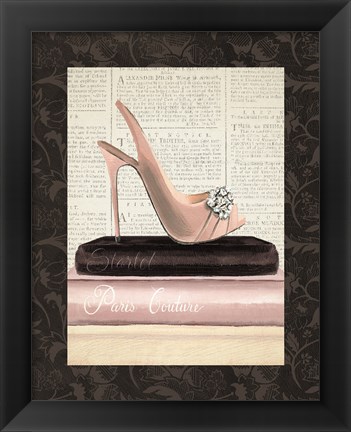 Framed Fashion Magazine III Border Print