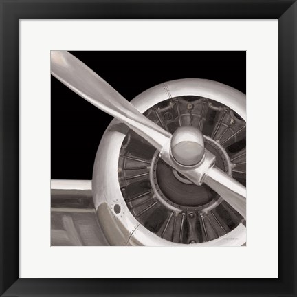 Framed Travel by Air III Dark Print