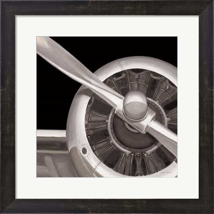 Framed Travel by Air III Dark Print