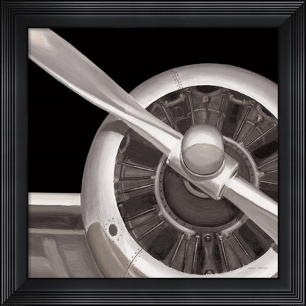 Framed Travel by Air III Dark Print