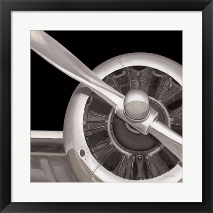 Framed Travel by Air III Dark Print