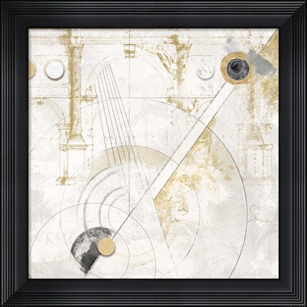 Framed Quadranti e Traiettorie Print