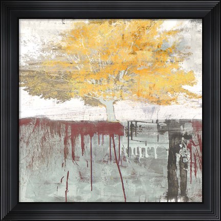 Framed Sign of a Tree Print