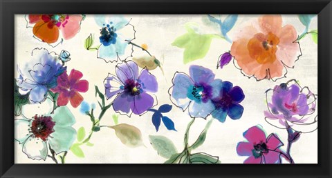 Framed Floral Fantasy Print