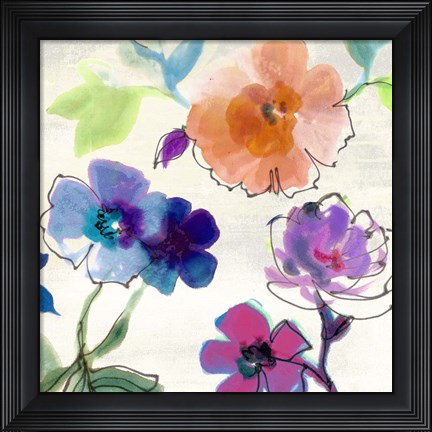 Framed Flora II Print