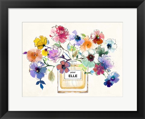 Framed Perfume Bouquet Print