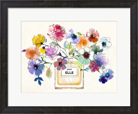 Framed Perfume Bouquet Print
