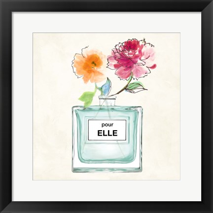Framed Pour Elle II Print