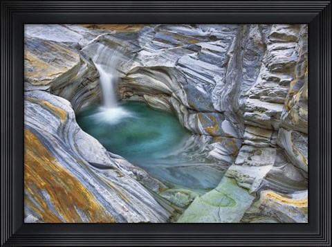 Framed Valle Verzasca, Switzerland Print
