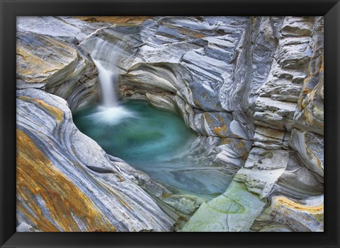 Framed Valle Verzasca, Switzerland Print