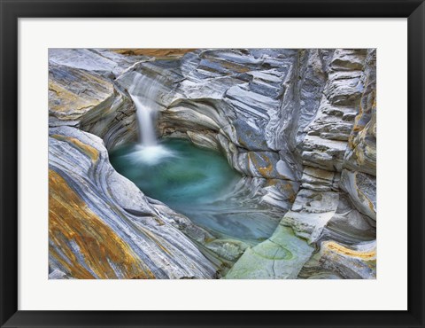 Framed Valle Verzasca, Switzerland Print