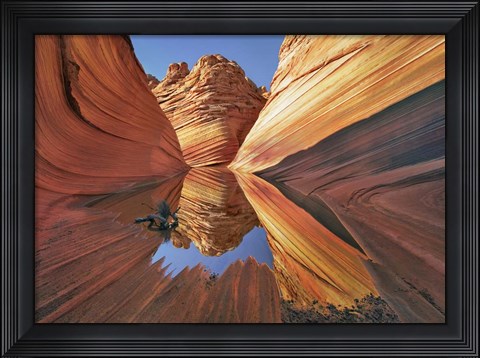 Framed Wave in Vermillion Cliffs, Arizona Print