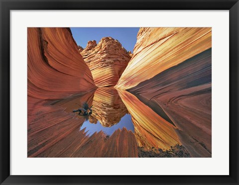 Framed Wave in Vermillion Cliffs, Arizona Print