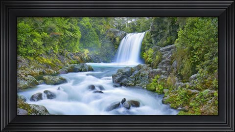 Framed Tawhai Falls, New Zealand Print