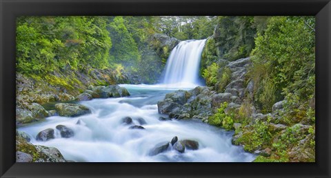 Framed Tawhai Falls, New Zealand Print