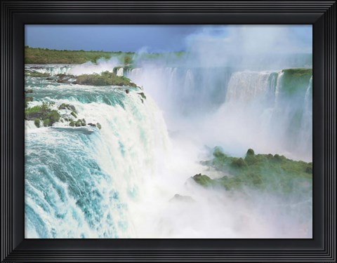 Framed Iguazu Falls, Brazil Print