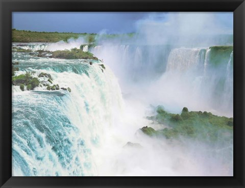 Framed Iguazu Falls, Brazil Print