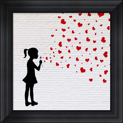 Framed Sowing the Seeds of Love (detail) Print