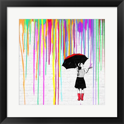 Framed Expecting Colors Print