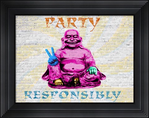 Framed Party Responsibly Print