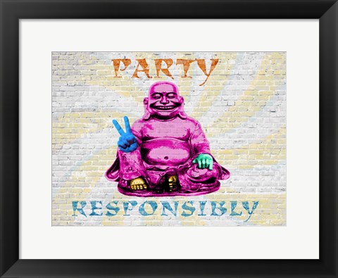 Framed Party Responsibly Print