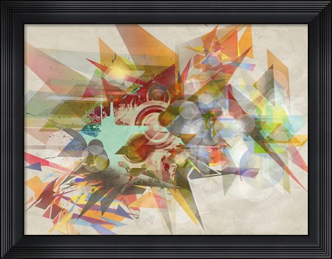 Framed Machinery in Motion Print