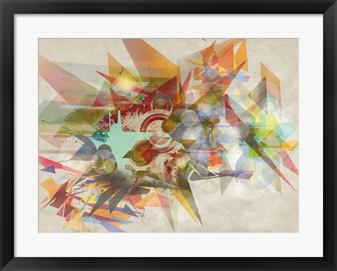 Framed Machinery in Motion Print