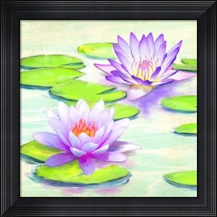 Framed Nympheas I Print