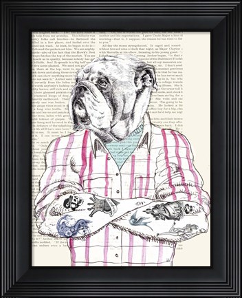 Framed Hipster Socialite Print