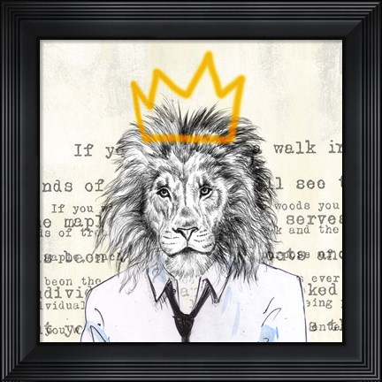 Framed Bobo King Print