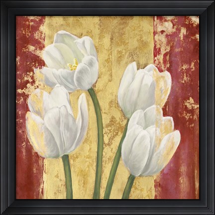 Framed Royal Red I Print