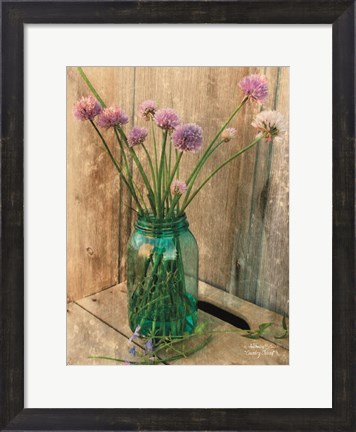 Framed Country Chives Print