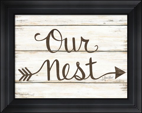 Framed Our Nest Print