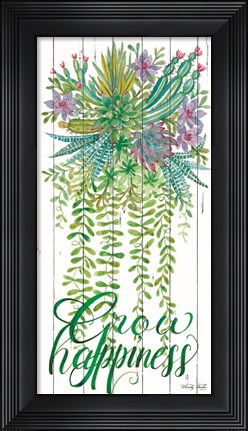 Framed Grow Happiness Print