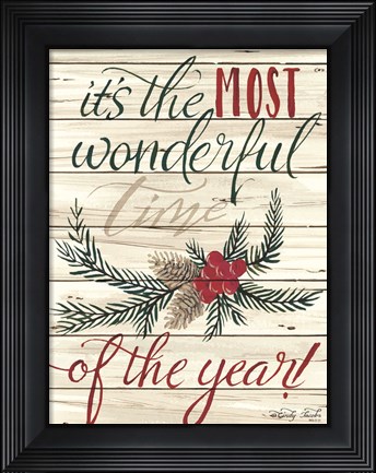 Framed Most Wonderful Time Print