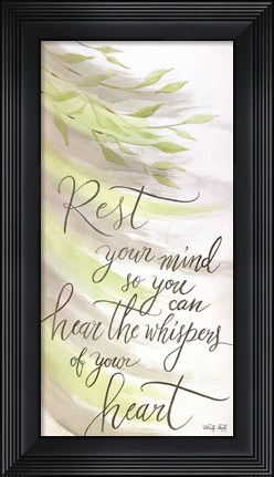 Framed Rest Your Mind Print