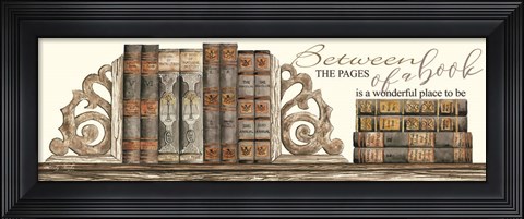 Framed Between the Pages of a Book Print
