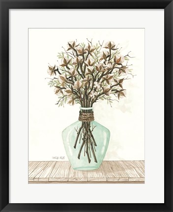 Framed Cotton Bouquet Print