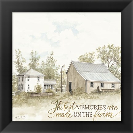 Framed Best Memories Print